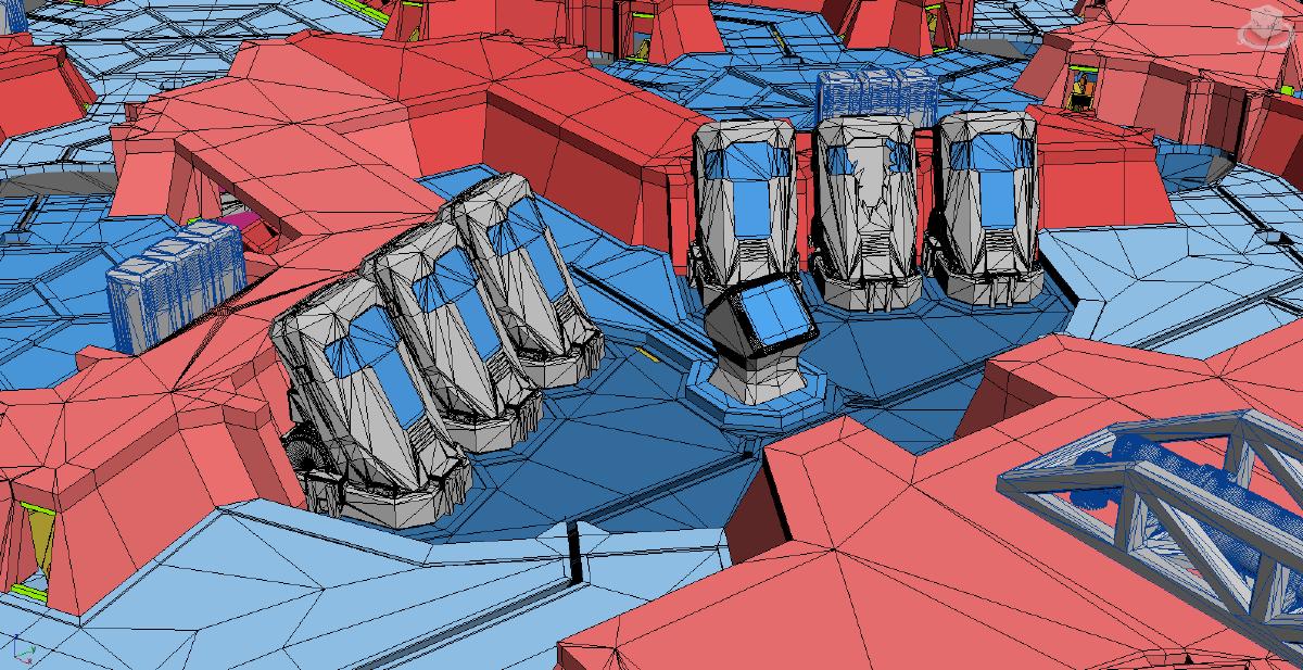 Screenshot of the design in 3ds Max
